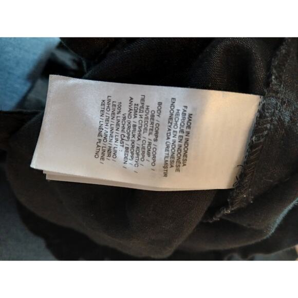 Lauren Ralph Lauren black label linen ankle pants plus size - Picture 5 of 5